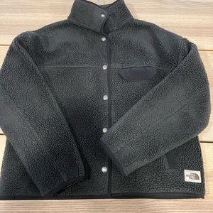 North Face Teddy Button up Fleece